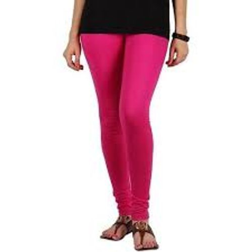 Soft Stretchy And Comfortable Fabric Styling Ladies Pink Leggings