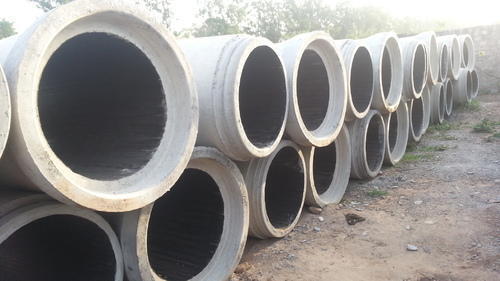 White Tough Construction High Material Strength Fine Finish Hdpe Lined Hume Pipes