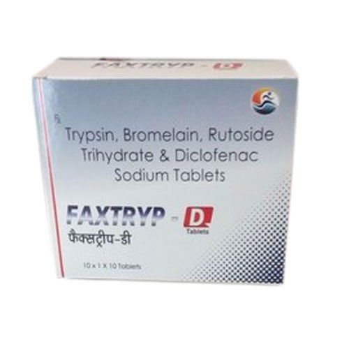 Trypsin Bromelain Rutoside And Diclofenac Tablets