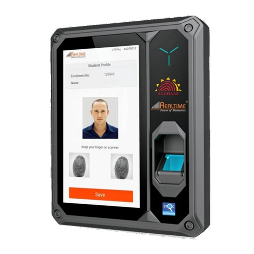 Plastic 4000Mah Digital Battery Operated Realtime Aadhar Attendance