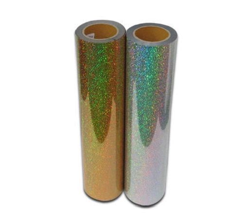 Csingle Layer Soft Chang Dae Gold And Silver Holographic Heat Transfer Film