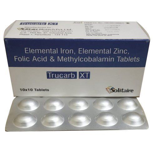 Elemental Iron Zinc Folic Acid And Methylcobalamin Tablets