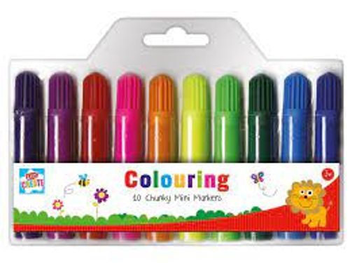 For School & Office Stationery Pack Yellow Pink Peach Orange And Purple Markers
