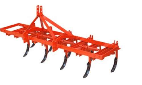 Orange 40 Mm Thickness Rigid Cultivator With 7 Feet Working Width