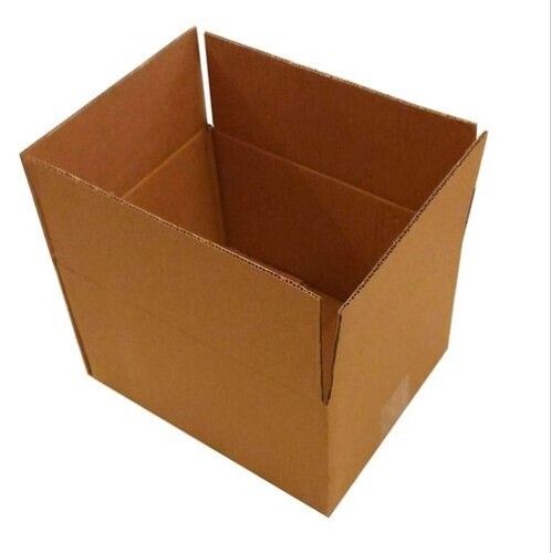 Plain Dispoable Brown 3 Ply Corrugated Boxes with Capacity of 41-50 Kg