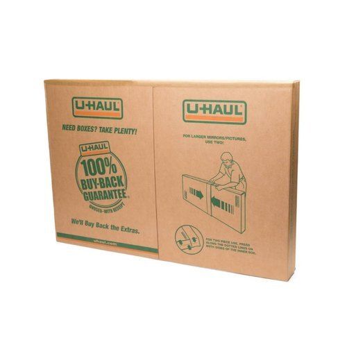 Brown Printed Single Wall 3 Ply Corrugated Packaging Box With Capacity Of 1-10 Kg