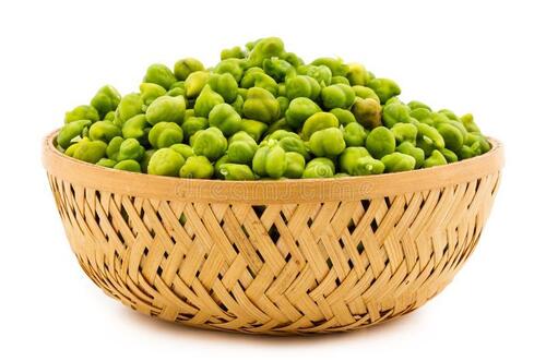 Regular Size Indian Originated Commonly Cultivated Round Shaped Whole Green Chickpeas 