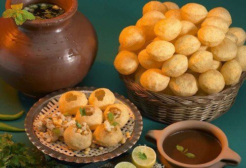 Sweet And Sour Mouth Watering Tasty Healthy Street Food Pani Puri