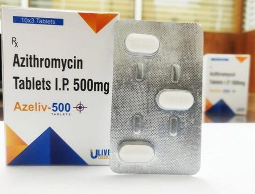 Azeliv-500 Azithromycin Antibiotic Tablet, 10X3 Blister Pack Storage: Cool & Dry Place