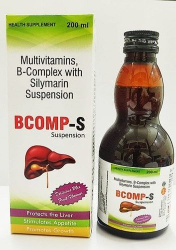 Bcomp-S Multivitamins, Silymarin And Vitamin B Complex Suspension, 200 Ml Dosage Form: Liquid