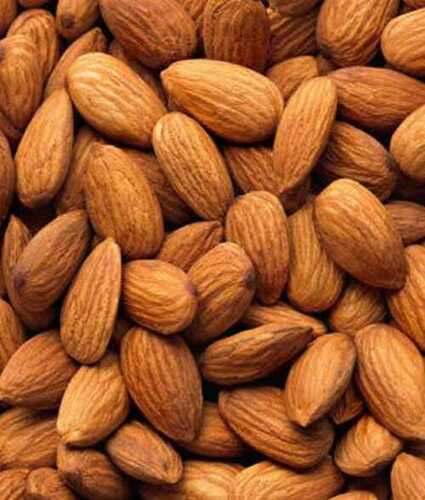 Delicious Healthy Crunchy Rich Fine Natural Taste Dried Brown Almonds Origin: India