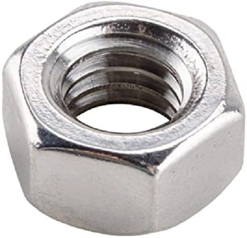 Galvanized Engineering Stainless Steel Hex Nuts 25Mm (Silver) Pack Of 100