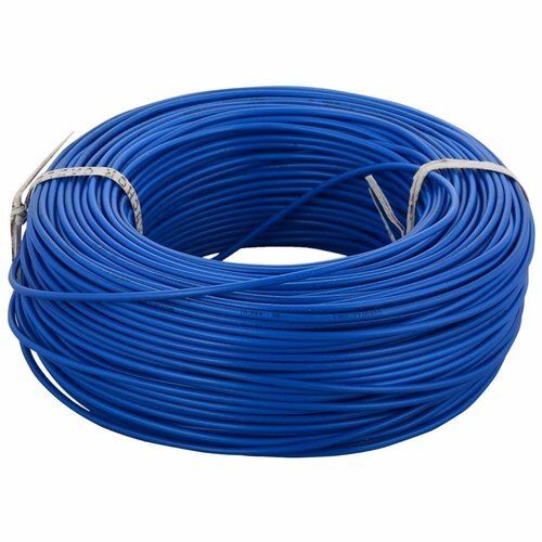 Fire Proof Safe And Secure Light Weight Blue Colour Squarethick 0.3Mm Electrical Wire Length: 20  Meter (M)