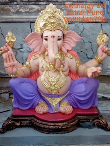 Sculpture Lord Ganesha Fiberglass Statues Used In Temple And Home