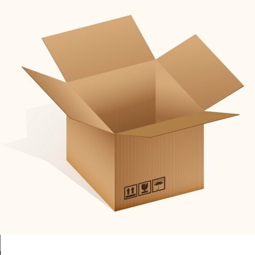 Brown Color Plain Pattern Corrugated Packaging Box