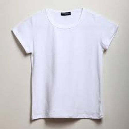 Summer Ladies Fashion Ultra Soft Stretch Comfortable Short Sleeve T-shirt White