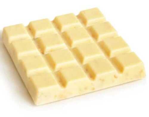 Tasty And Sweet White Chocolate Bar With Smooth Textured Delicious Flavor 