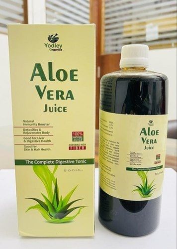 100% Natural Aloe Vera Juice For Immunity, Digestive And Skin Health, 500Ml Direction: As Per Printed Or Physician