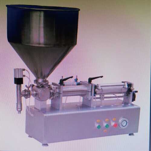 Durable Long Lasting Easy To Use Silver Peanut Butter Filling Machine Application: Beverage