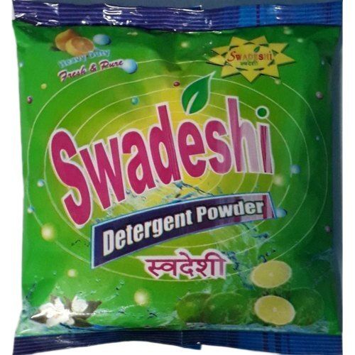 Natural Fragrance And Tough Stain Removal Swadeshi White Detergent Powder Benzene %: 100%