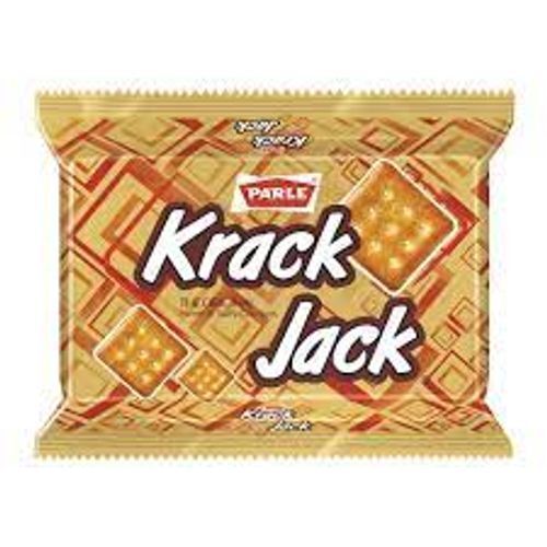 Parle Flat-Baked Sweet And Salty Crackjack Biscuit 400G  Fat Content (%): 2.95 Grams (G)