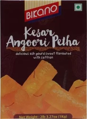 Ractangle Shape Sweet And Tasty Bikano D Angoori Petha Net Weight 1 Kilogram  Carbohydrate: 57.685 Grams (G)