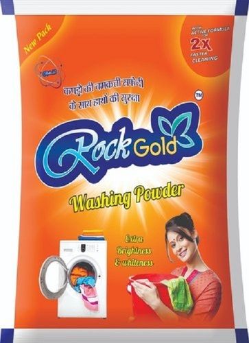 Skin Friendly And Eco Friendly With Non Toxic Rock Gold Detergent Powder