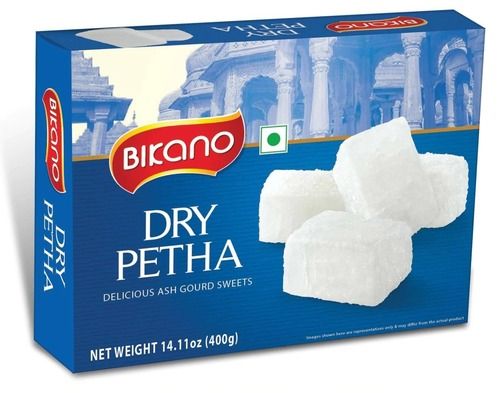 Light Sugar Sweet And Delicious White Bikano Dry Petha Weight 400G