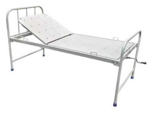 Grey White Deluxe Standard Semi Fowler Bed For Hospital And Clinic Purpose