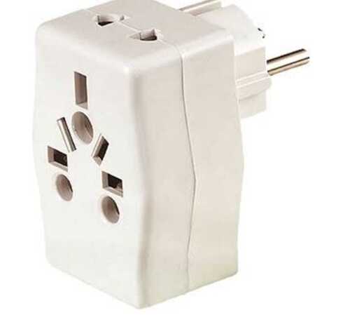 White Highly Durable And Strong Plastic Three Pin Sockets For Electrical Purpose  Application: Home