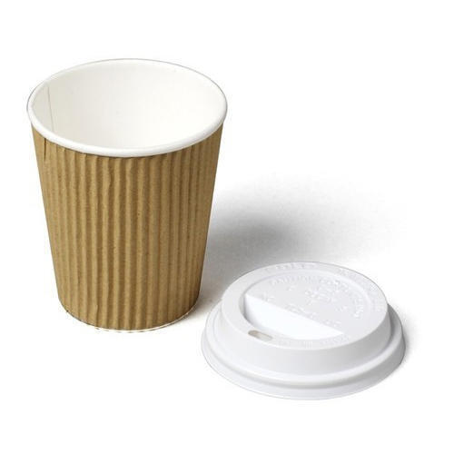 Brown Paper Disposable Cup For Tea And Coffee(Leakage Proof)