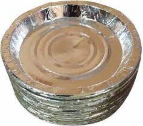 Silver Completely Free Of Trees And Plastic 100% Purest In Quality Disposable Paper Plate Rice Plates 