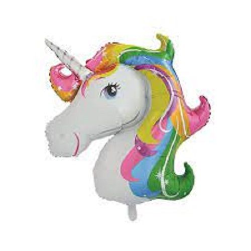 Pvc Fashionable And Stylish Multicolor Unicorn Aluminum Foil Balloon For Decoration