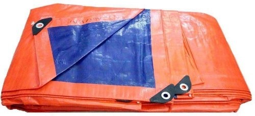 वाणिज्यिक उपयोग के लिए हल्का वजन और रिसाव प्रूफ प्लास्टिक प्लेन ऑरेंज तिरपाल क्षमता: 1-2 व्यक्ति टन/दिन