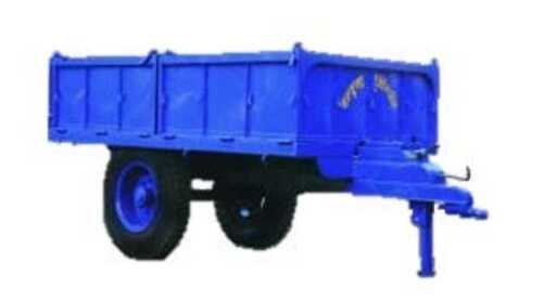 Premium Good Quality High Durability Blue Iron Mini Tractor Trolley  Length: 2700 Millimeter (Mm)