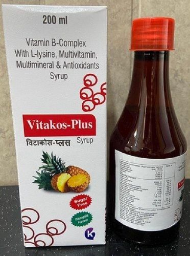 Liquid Vitamin B-Complex With L-Lysine Multivitamin, Multimineral And Antioxidant 