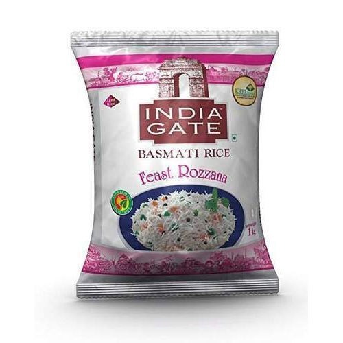 1 Kilograms Common Cultivated Dried Long Grain India Gate Rozzana Basmati Rice 