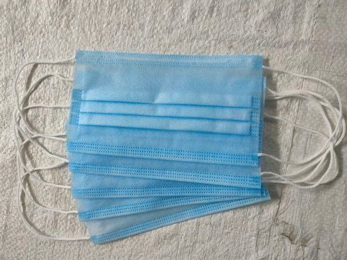 Comfortable Ear Loop Light Weight Anti Pollution Blue Disposable Face Mask Age Group: Suitable For All Ages