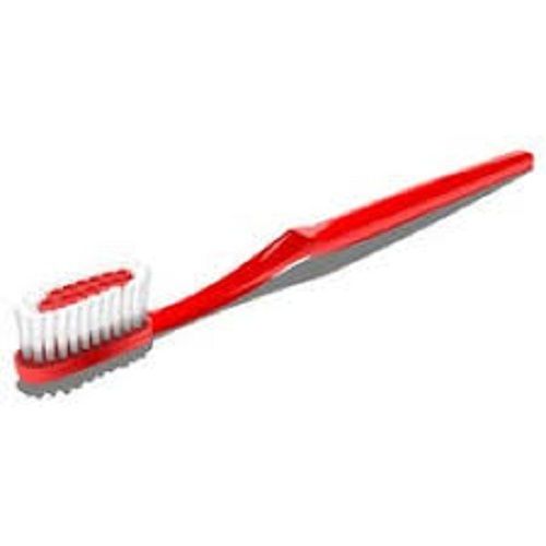 Durable Light Weight Comfortable Red White Super Flexi And Simple Plastic Toothbrush