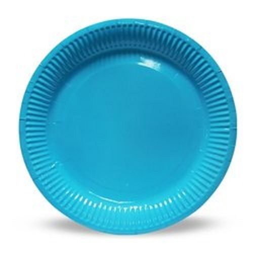 Eco Friendly And Light Weight Round Sliver Coated Paper Disposable Plates