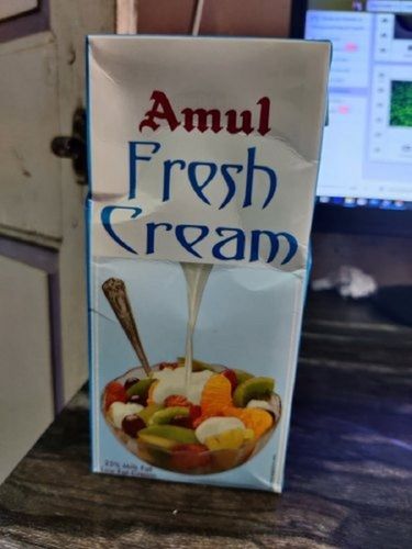 Healthy Pure And Natural Full Cream Adulteration Free Calcium Enriched Hygienically Packed Amul Fresh Cream
