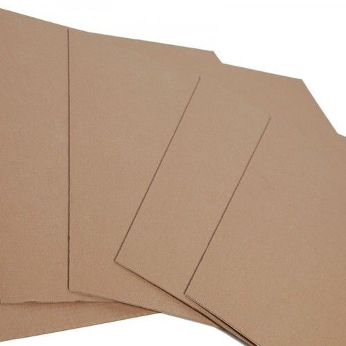 Plain High Strength High Load Bearing Capacity 100% Recyclable Long Lasting Corrugated Brown Sheet