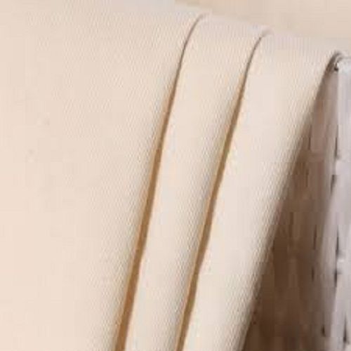 Light In Weight Lightweight And Comfortable Fade Resistant Cotton Woven Plain Dyed Cream Fabric