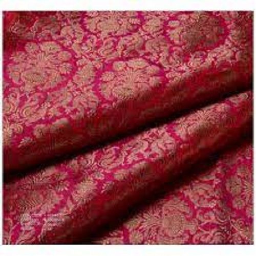 Twill Lightweight And Fade Resistant Comfortable Smooth Finish Pink Printed Cotton Fabric