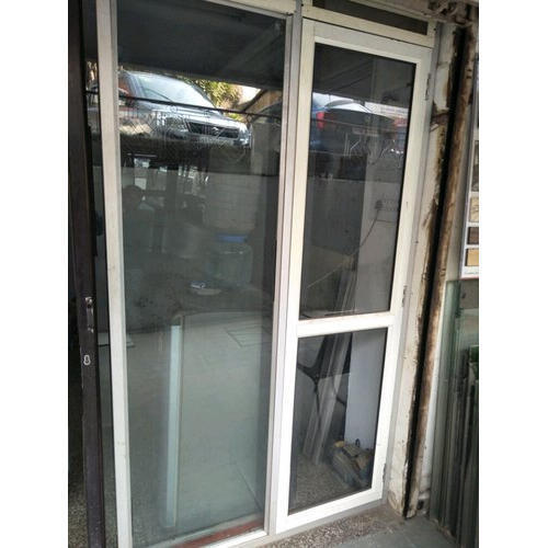 Silver Long Durable And Corrosion Resistance Scratch Proof Glass Door For Office