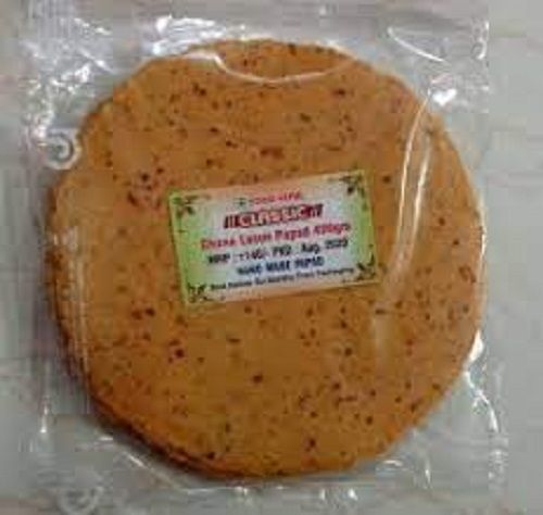 Pure Nutrient Enriched Crunchy Salty And Spicy Chana Papad Snacks