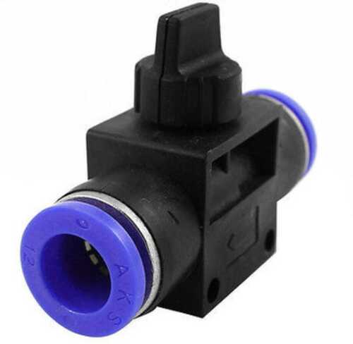 Speed Controller Plastic Material Black And Blue Pneumatic Check Valve 