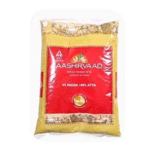 Aashirvaad Gluten Free 100% Vegetarian Whole Wheat Flour, Packaging Size 1 Kg Packet Carbohydrate: 120 Percentage ( % )