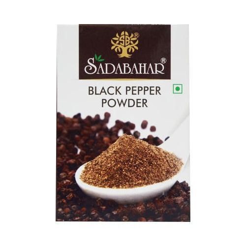 50 Grams, Food Grade Original Taste Sadabahar Black Pepper Powder