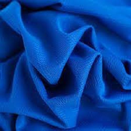 Breathable And Light Weight Plain Blue Cotton Batik Fabric For Dress Making